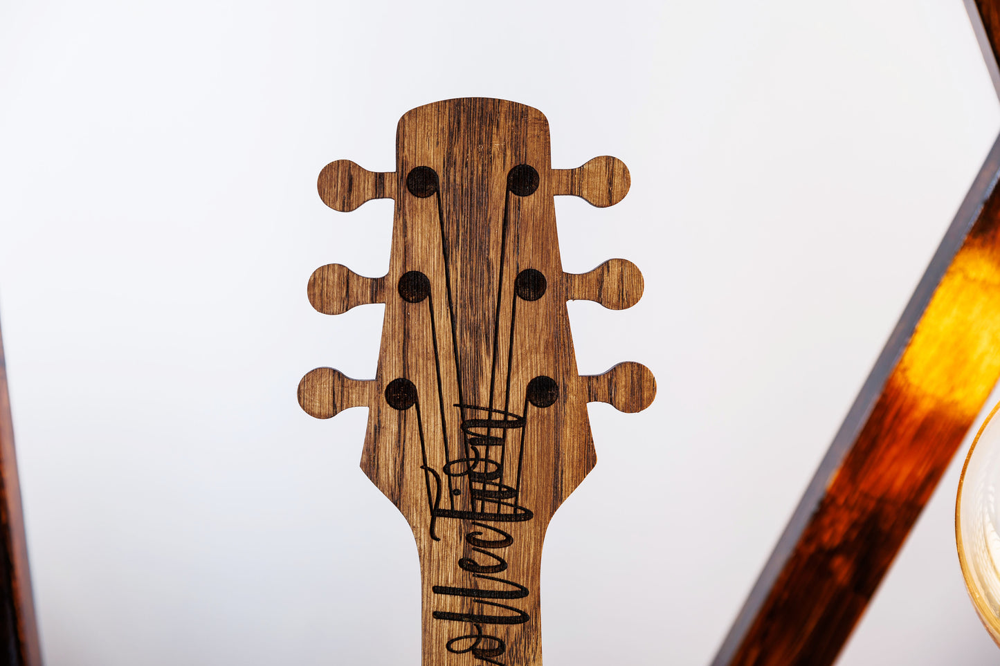 GiftYouEnjoy™ Wooden Vinyl Record Stand: Tabletop Album Display